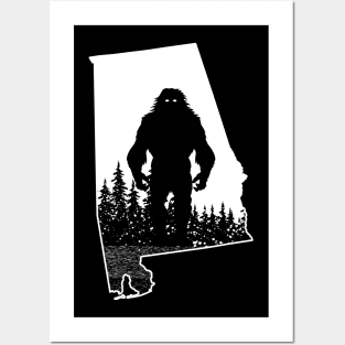 Alabama Bigfoot Posters and Art